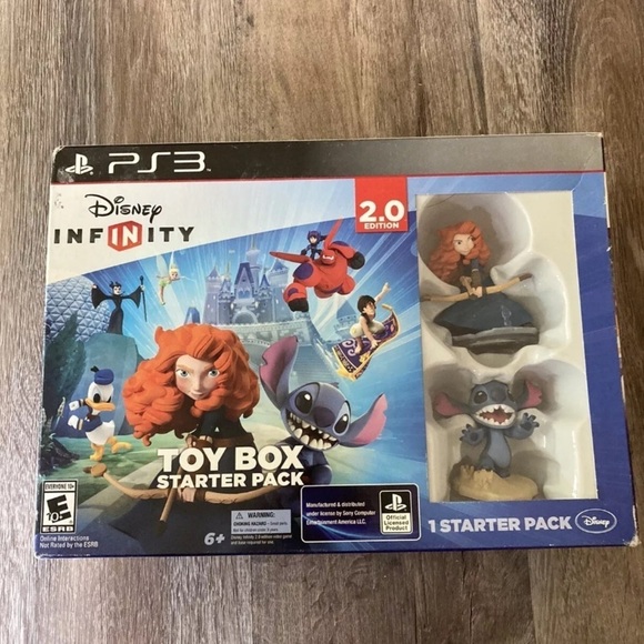 PS3 Disney Infinity 2.0 Toy Box Starter Pack NEW Playstation 3 Game Stitch  T1 - Picture 1 of 6